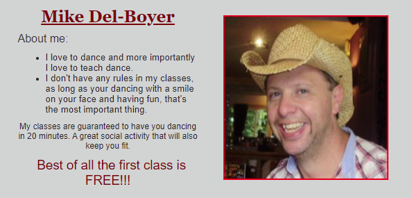 Mike's Line Dancing Classes