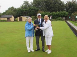 Ladies Pairs Winners