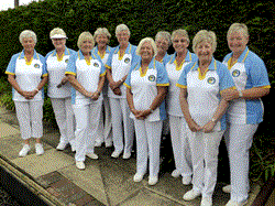 Some of our ladies in their new club shirts