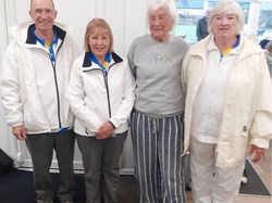 Runners Up John & Shirley Suffling along with Helen Tilley, from Ketton