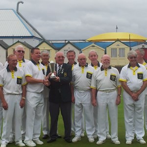 2013 Millennium Trophy Winners - Dave Parker, Brian Smith, Len Baker, Andy Phillips, Graham Rowland, Mike Bickers County President, Colin Tuxworth, Ivan Beeton, Terry Parsons, Graham Smith, Terry Swift & Grant Duff.