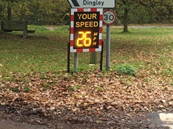 Bucklebury Parish Council Speed Indicator Device