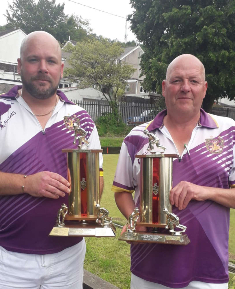 2025 County Pairs Champions - Russell Harris & Paul Swannick