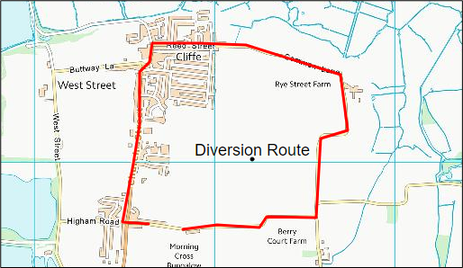 Diversion Route