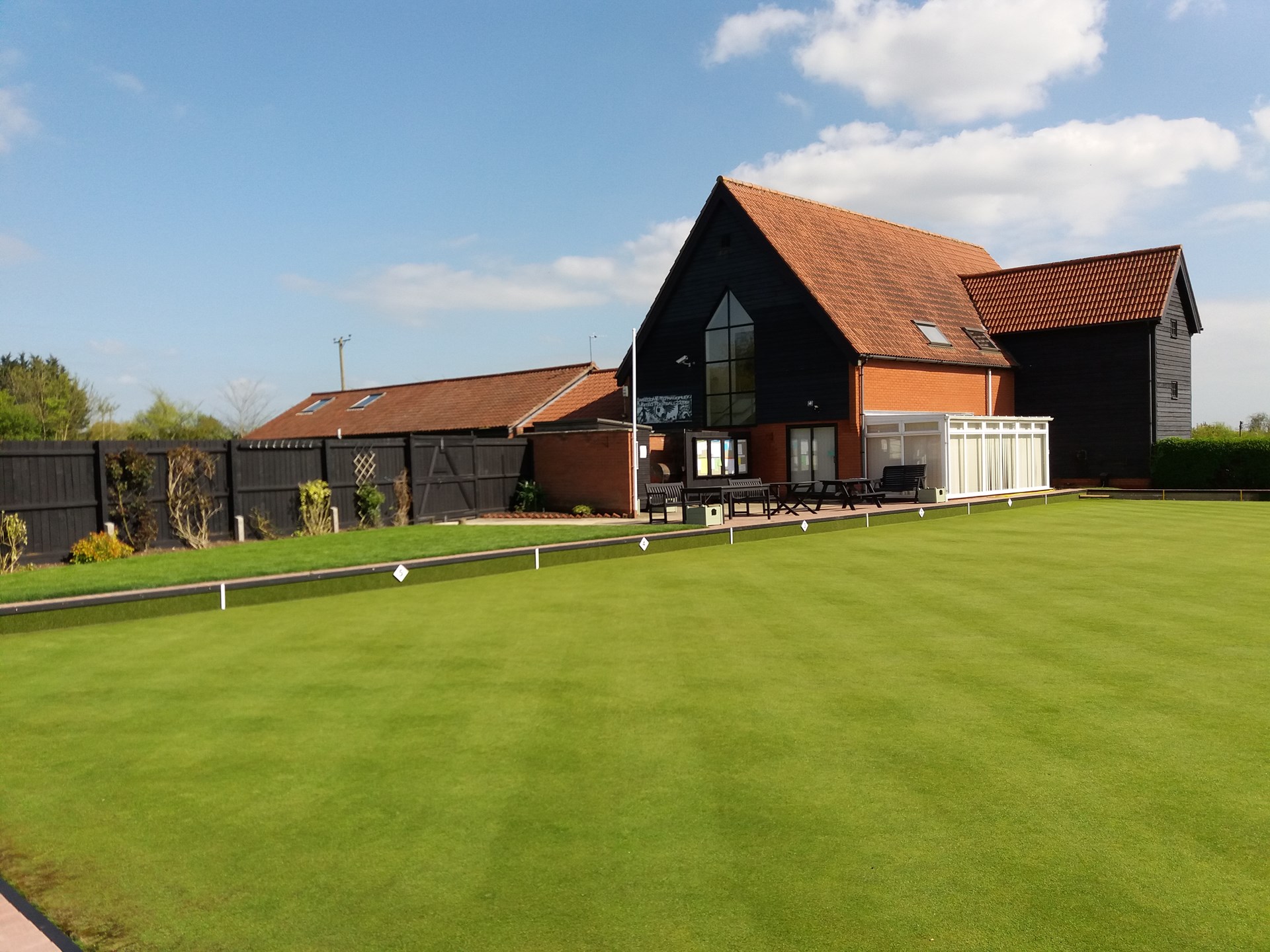 Our Green and clubhouse