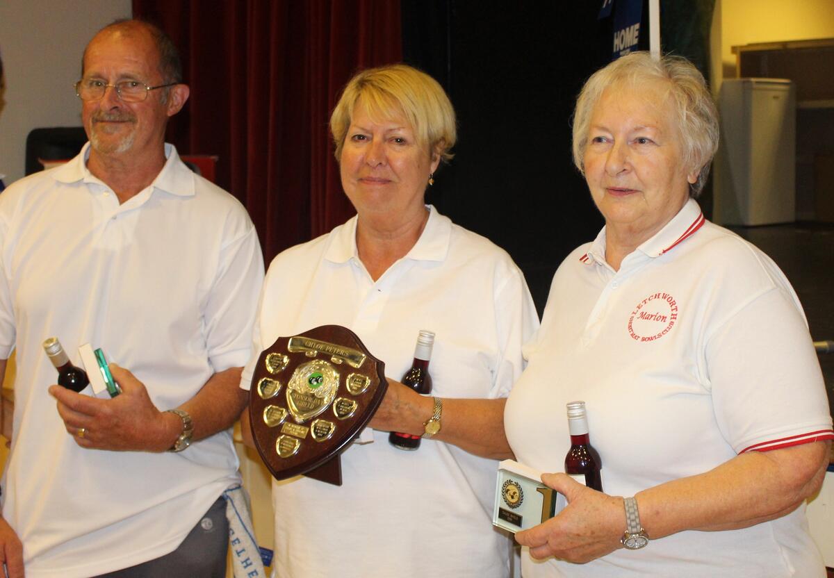 Chloe Shield Champions 2016 - Bill, Toni and Marion (Letchworth SMBC)