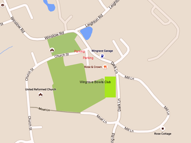 Wingrave Bowls Club How to find us