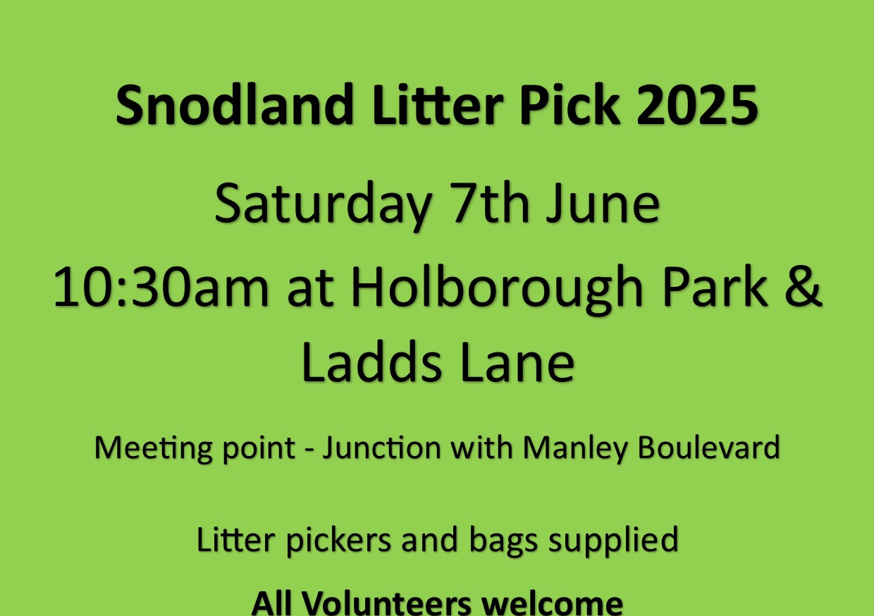 Litter Pick - Holborough Park & Ladds Lane Litter Pick - Holborough Park & Ladds Lane