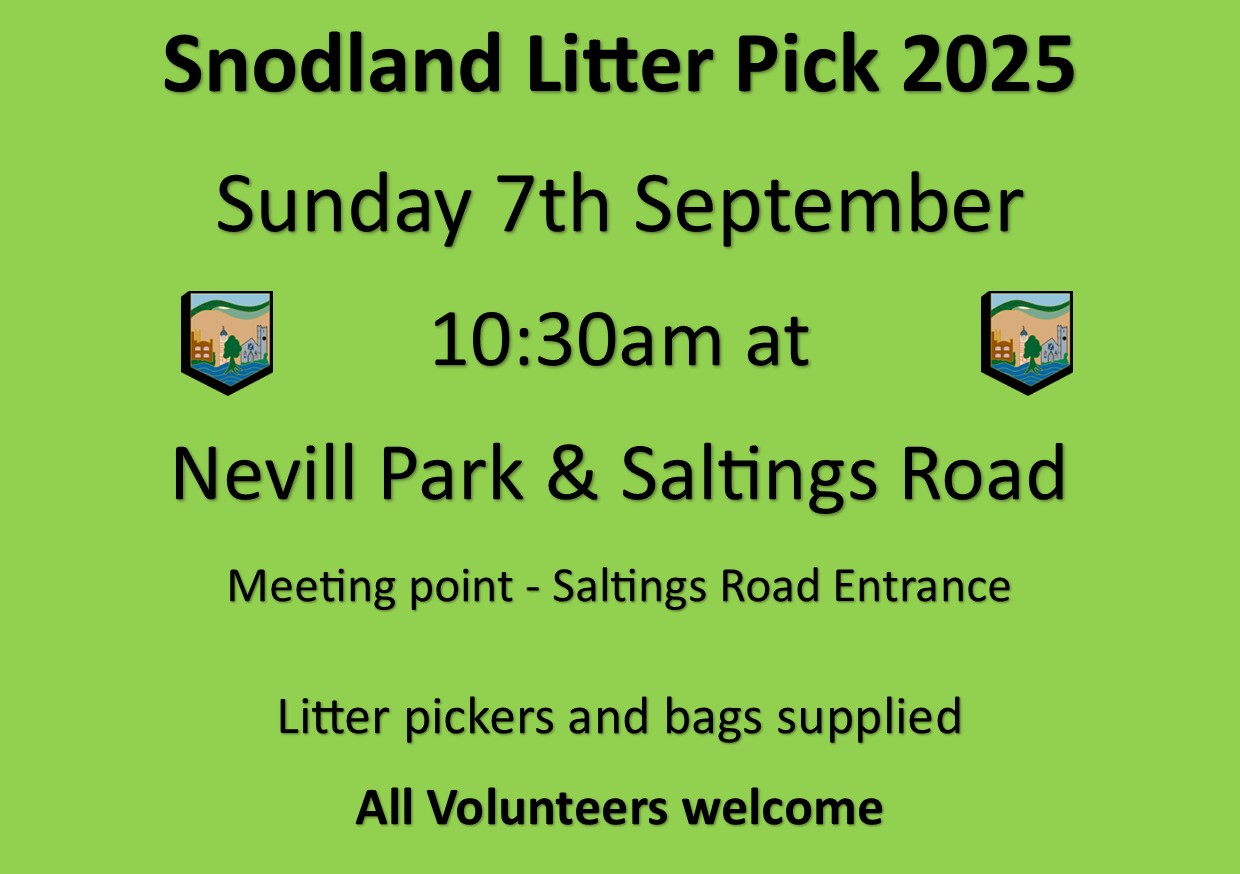 Litter Pick - Nevill Park & Saltings Road Litter Pick - Nevill Park & Saltings Road