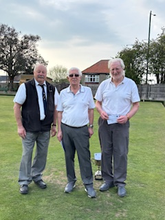 Saltburn Open Pairs 2025 Runners-up  Graham Russell and Bill Hutchinson