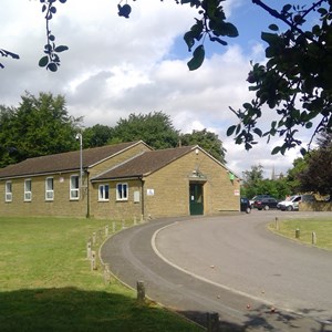 View of Hall and grassed grounds