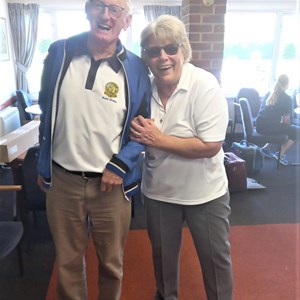 Keith & Marion having fun at the open day
