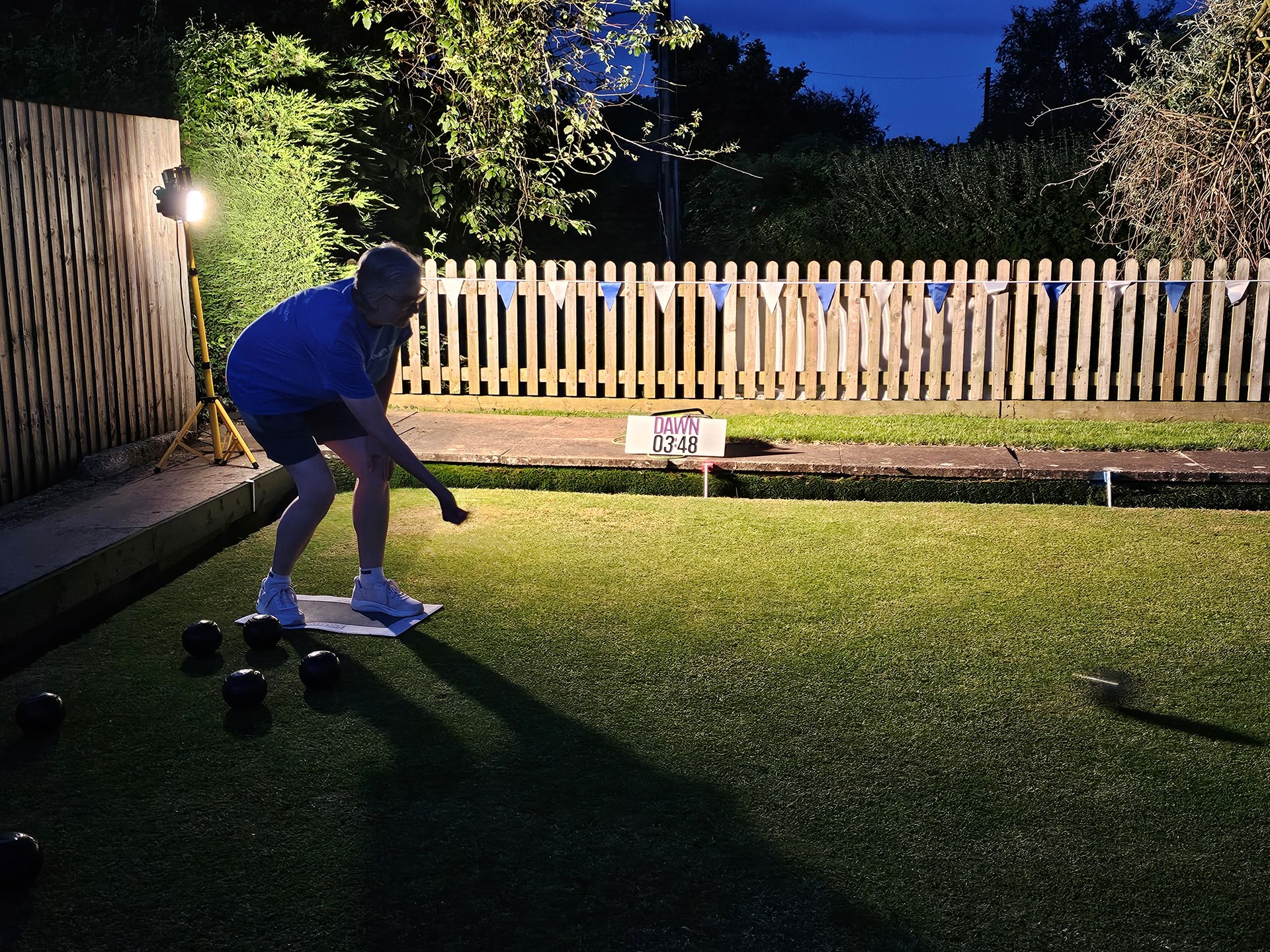 President Liz sending down 1st wood at 3.48am
