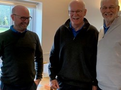 Graham and Andy shared the captains cash for most points on the hardest holes