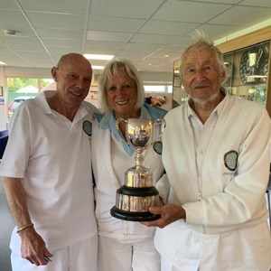 The winning Team - Paul Peters, Julie Brooks and John Reynolds