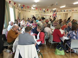 Picnic in the village hall