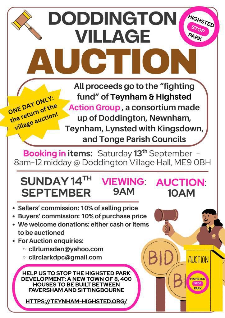 Doddington & Wychling Villages Events