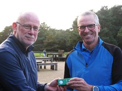 Steve takes the runner up prize, his 36 points was helped but a birdie on the 10th where he had two shots!