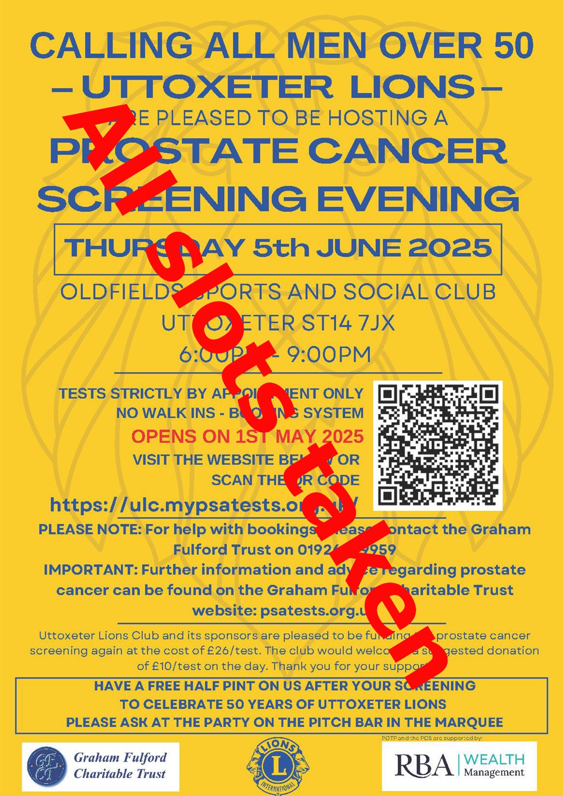 Prostate Cancer 2025 QR SOLD OUT Prostate Cancer 2025 QR SOLD OUT