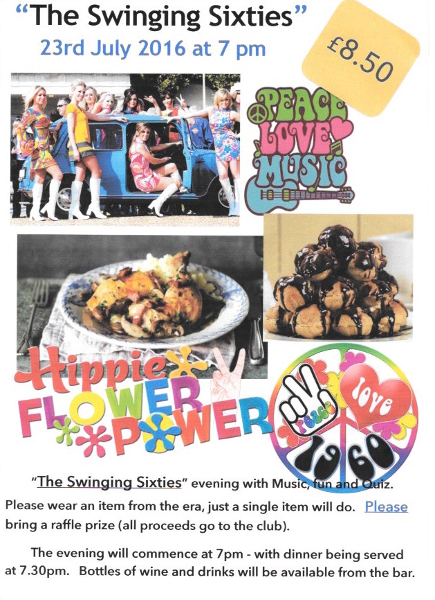 Bournemouth Bowling Club "The Swinging Sixties" - Sat 23rd July