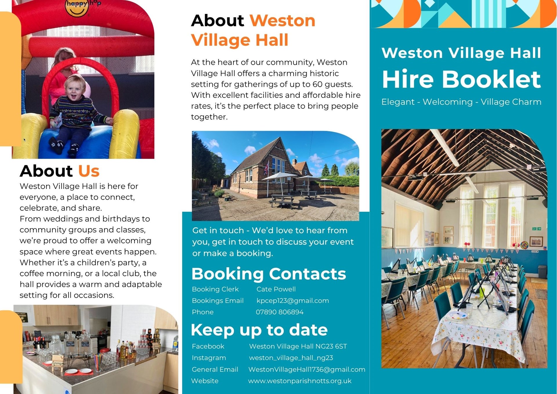 Weston Parish, Nottinghamshire Village Hall Bookings Weston Parish, Nottinghamshire Village Hall Bookings