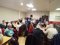 A good turn out for the February social with The QUO