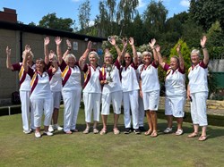 Shiplake's Ladies County Top Club winning team