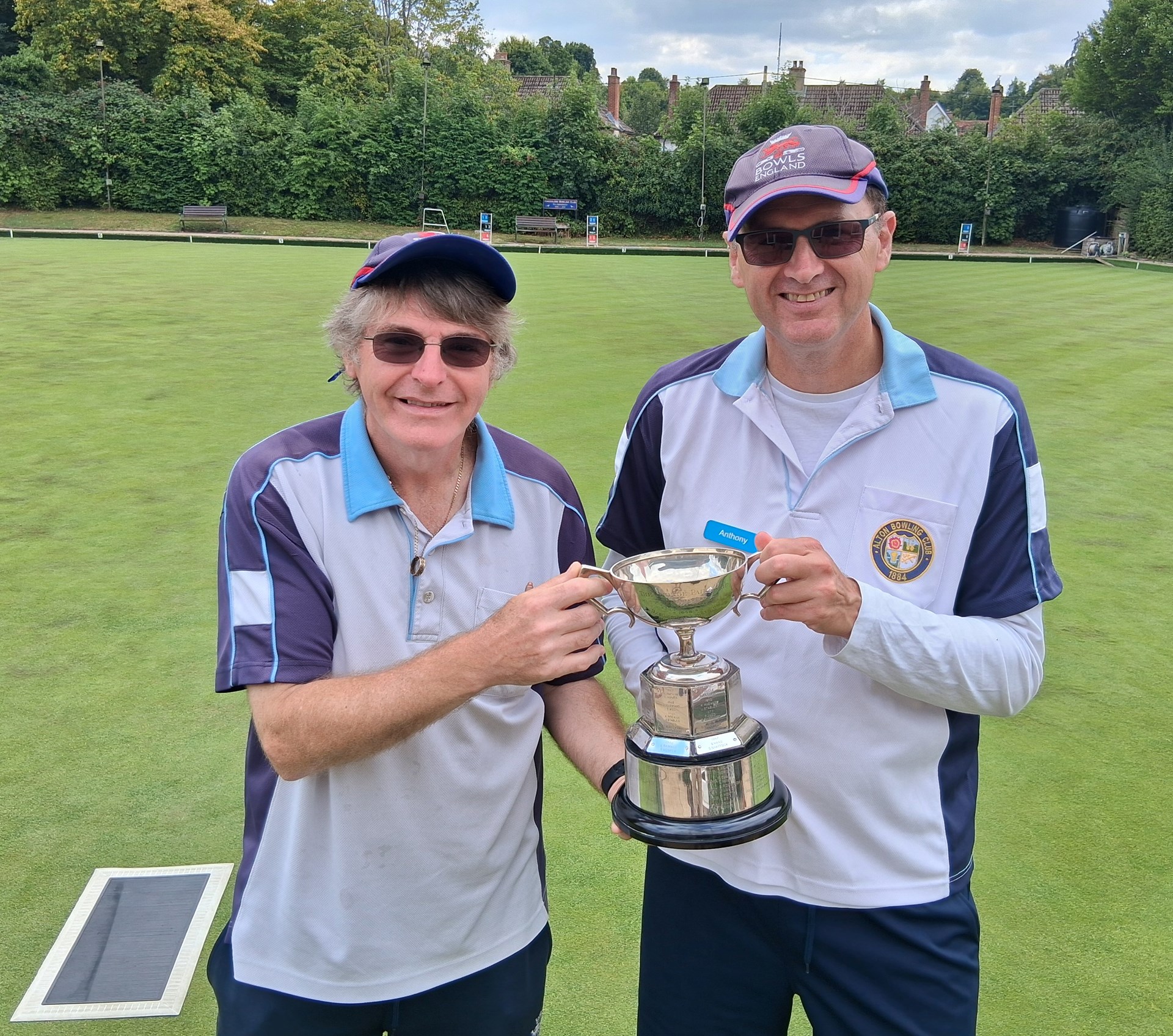 2025 Winners: John Blair and Anthony LaFrenais of Alton Bowling Club