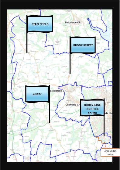 ASPC Map showing wards ASPC Map showing wards