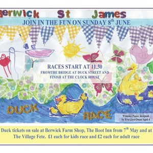 Berwick St James Parish Duck Race - 8 June 2014