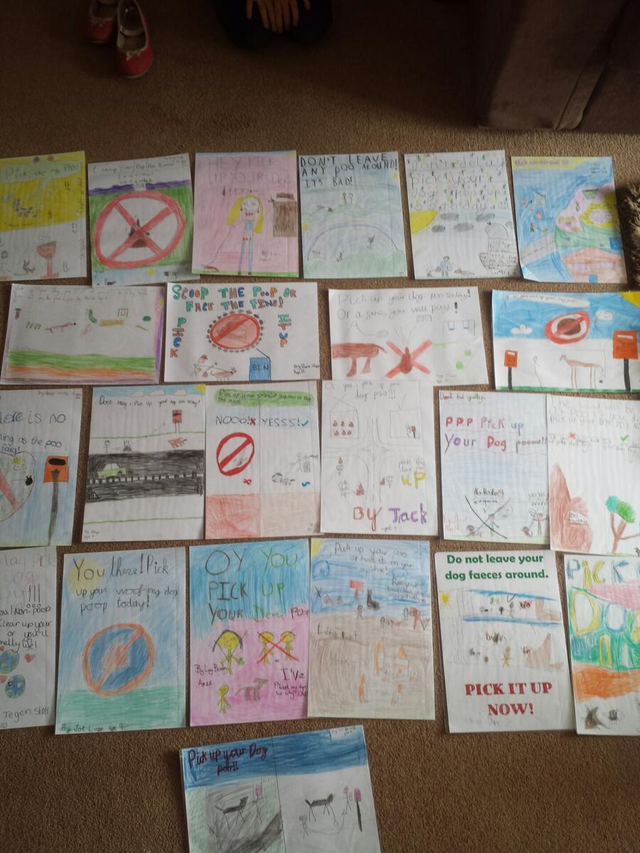 Posters designed by KS2 pupils