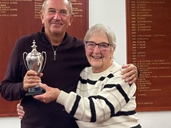 Proud winner of the 91 Up trophy, John Townley.