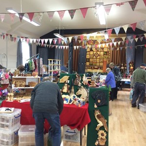 Local residents at Craft Fair