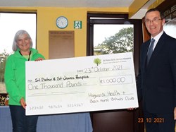 Donation to St Peter & St James Hospice 2021