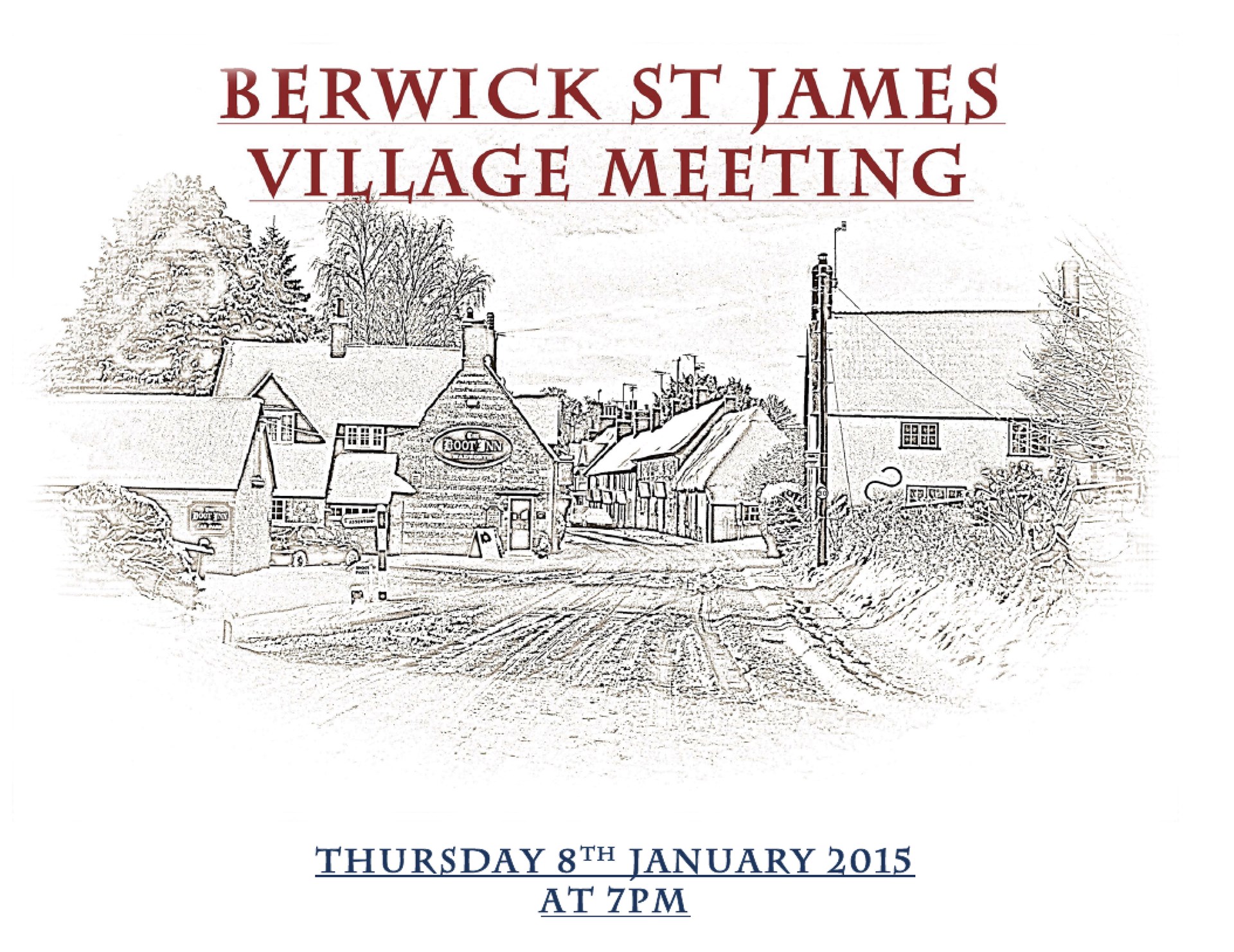 Berwick St James Parish Community 8 January '15