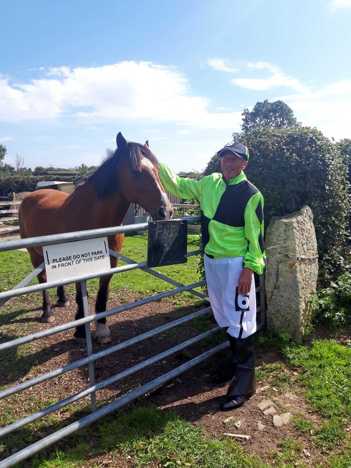 Gerry O'Keefe with the Horse Next Door