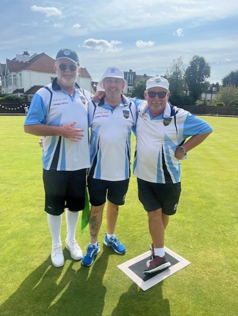 Men's Championship: Mark Eley (C), Martin Rice (marker), John Allan