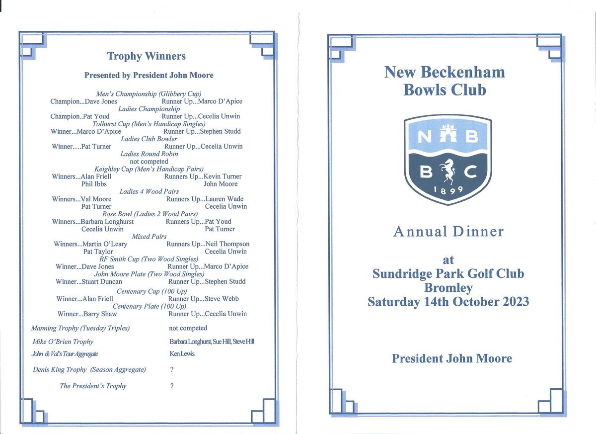 NBBC 2023 Dinner and Awards