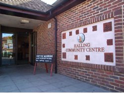 Halling Community Centre entrance