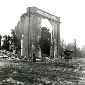 Demolition in 1956.