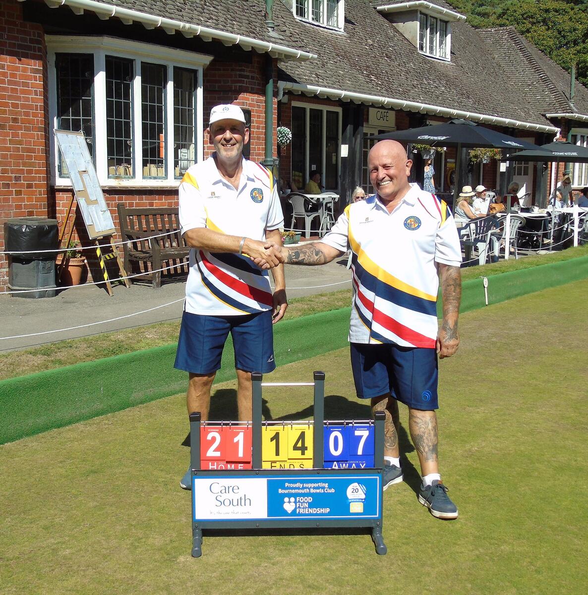 Mens Singles Championship Neal Calderwood  RU Chris Nelhams