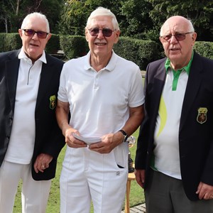 Over 70s Runner up Roger