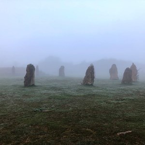 Stone Circle in the Mist