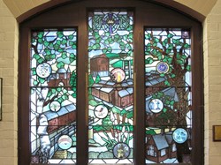 Millennium stained glass window