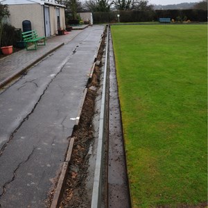 Castle Point Bowling Club Construction of the new banks