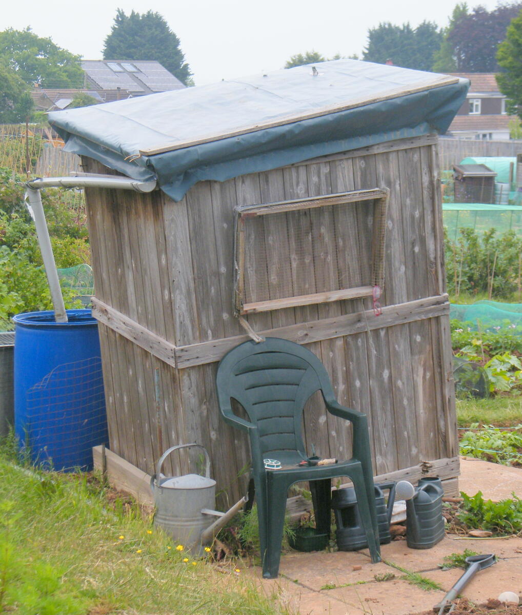 The leaning shed of Portishead
