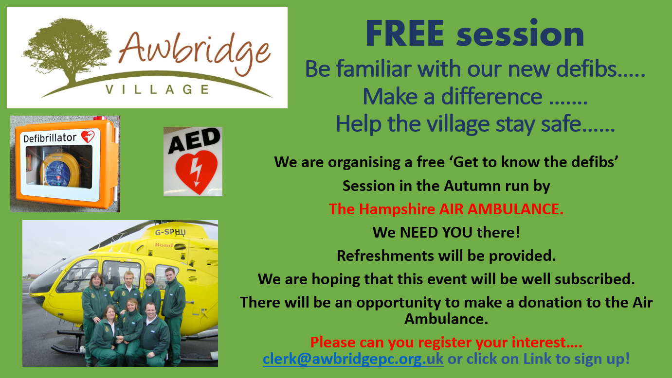 Please sign up for our defib info session!