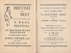 Memories of Alton, Hampshire Festival of Britain - Alton Events 1951