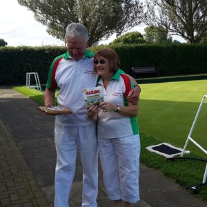 Handicap winner.   Number 4 for Ken.  How could you beat your pairs partner.