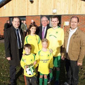 The official opening of the Peter Houseman Pavilion in 2012